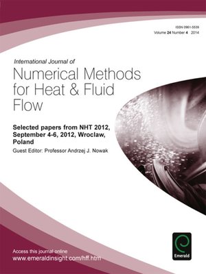 cover image of International Journal of Numerical Methods for Heat & Fluid Flow, Volume 24, Issue 4